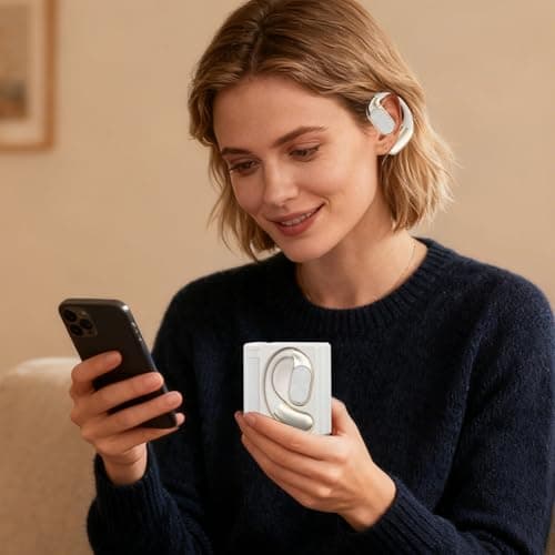 Wireless Earbuds with Earhooks Waterproof Earphones — view 3
