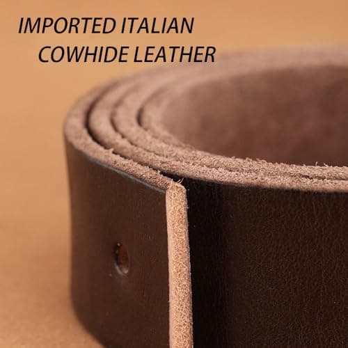 DOOPAI Leather Belt for Men,Handmade for Formal Work or Casual Belt 40MM — view 6