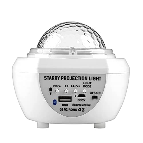 jindaaudio Led Baby Night Lights Projector,Star Light Projector for Kids,360° Timing Sensory Lights,Kids Night Light Bedroom with Remote Control, USB Rechargeable Bluetooth Music Speaker — view 5