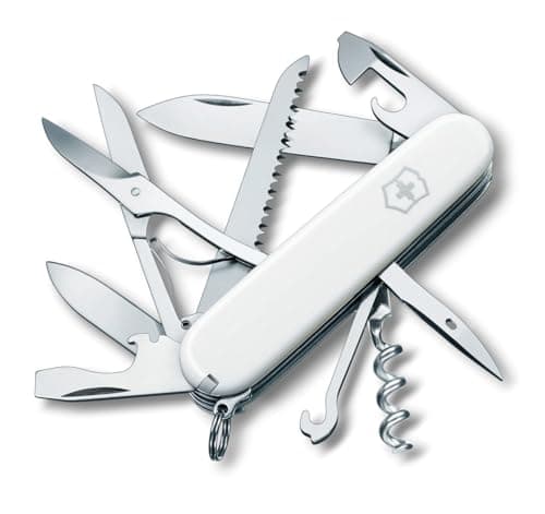 Victorinox Swiss Army Knife Huntsman - Multitool Camping Knife, 15