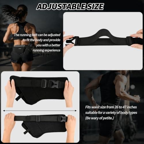Hydration Waist Pack with Water Bottle Holder for Running, Hiking,Cycling — view 4