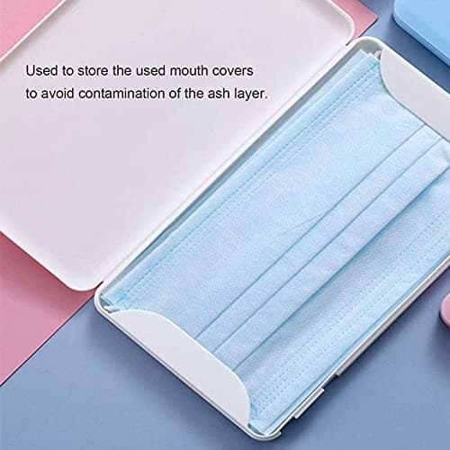 SAXOJONON Storage Box for Mouth Covers, Foldable Organizer Case, Portable Holder for Home Office Travel Car School, Reusable Eco-Friendly Gift Box — view 4