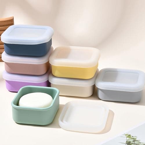 Silicone Soap Container with Pad for Outdoor Travel, E S SIZE, E S SIZE — view 6
