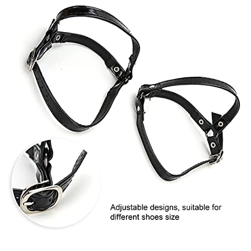 Jiawu High Heels Bundle Shoelace, Anti Loose Shoe Accessories (Black) — view 3