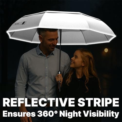 Royal Walk Folding Travel Compact Umbrella Windproof Strong for Men & Women — view 6