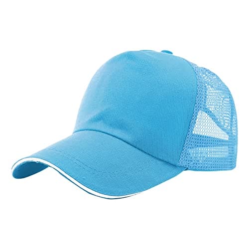 Visor Head Lamp Men's and Women's Summer Cotton Back Net Hat Fashion Casual Sunscreen Baseball Cap