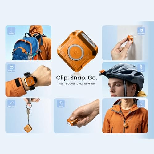 Sofirn SE1 Mini Keychain Flashlight, 300 Lumens EDC Flashlight with UV Light, RGB Ring, Magnet & USB-C, Rechargeable CNC Metal Body for Everyday Carry, Emergency, Camping & Outdoor — view 3