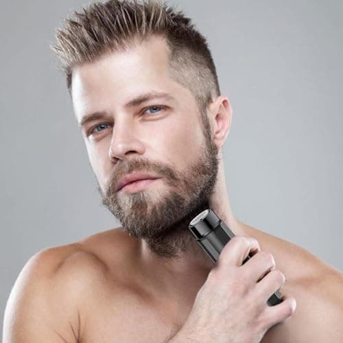 Portable Electric Shaver - Rechargeable Washable Mens Razor, Pocket Size — view 3