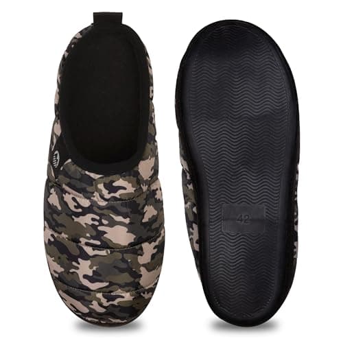 Lakeland Active Men's Wolfa Ultra-Warm Synthetic Down Camping Style Slippers With Memory Foam - Camo - 9 UK — view 6