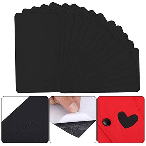 WILLBOND 8 Pieces Nylon Repair Patches Self-Adhesive Nylon Patch Waterproof Repair Patches for Clothing Down Jacket Tent Clothes Bag (20 x 10 cm) — view 5