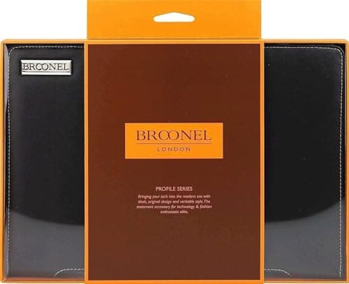 Broonel - Profile Series - Black Leather Laptop Case Compatible With Dell Precision 3590 15.6" Workstation Laptop — view 4