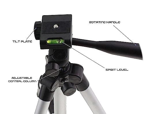 Navitech Lightweight Aluminium Tripod Compatible With Zink Polaroid Mint Instant Print Digital Camera — view 3
