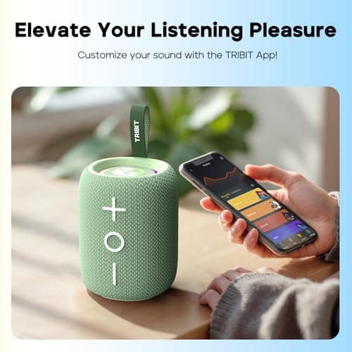 Tribit StormBox Mini+ Portable Bluetooth Speaker, 12W 360° Surround Sound — view 4