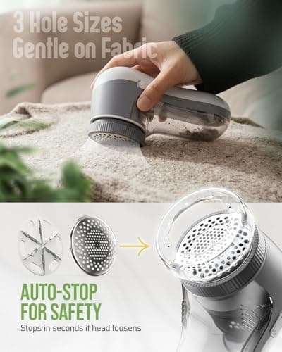 POPCHOSE Bobble Remover for Clothes, USB Rechargeable Fabric Shaver — view 2