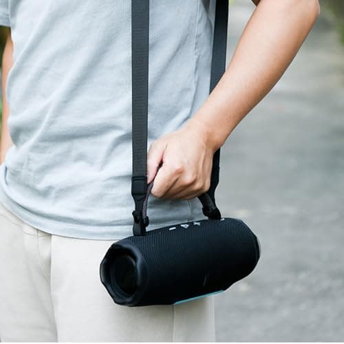 Multifunction Speakers Carrying Strap Adjustable Length Reinforced Nylon Construction Camping Beach Essential Strap Lightweight for Adjustable Nylon Breathable Harness Travel & Outdoor Quick-Release — view 6