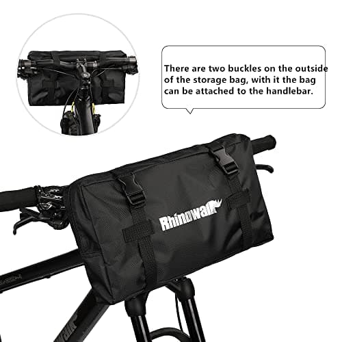SUNELFFY 26 inch Folding Bike Bag Bike Travel Bag Case Fits 26 inch or below Folding Bikes, Bicycle Transport Case for Air,Train Travel Bike Transport Bag (for 27.5 inch Bike Travel Bag) — view 4