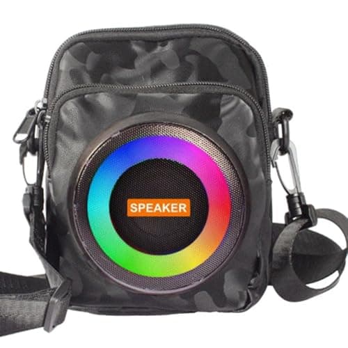 Aundhegrtt Outdoor Rechargeable Waterproof Bluetooth Speaker Large Capacity Power Bank for Hiking Traval Travel Back Pack Speaker Bag — view 2