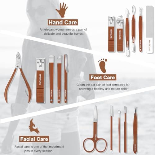 Manicure Set Professional Nail Clippers Pedicure Kit 16pcs — view 2