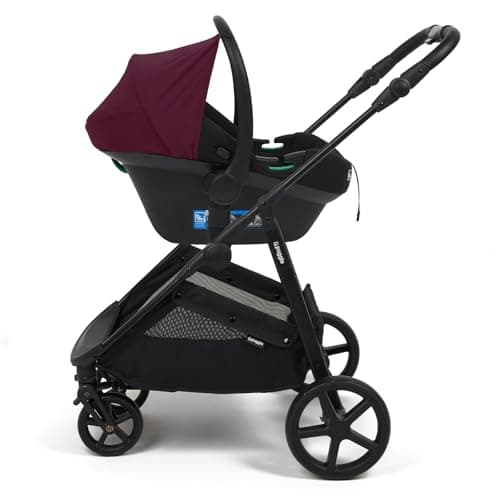 Puggle Monaco XT 2-in-1 i-Size Travel System with i-Size R129 Car Seat - Burgundy — view 5