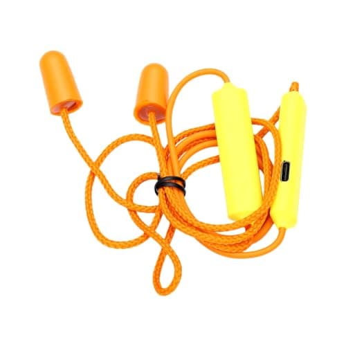 YUEHISY Ear Plugs Bluetooth Headphones for Work (Yellow)