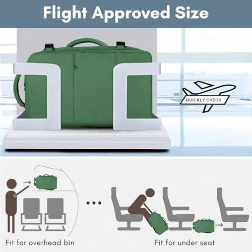 Taygeer Ryanair Cabin Bags 40x30x20 Underseat, Travel Backpack Cabin Size — view 2