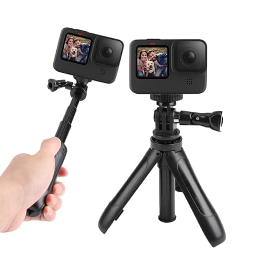 Selfie Stick for GoPro Mini Tripod Stand with Extension Pole, 25cm