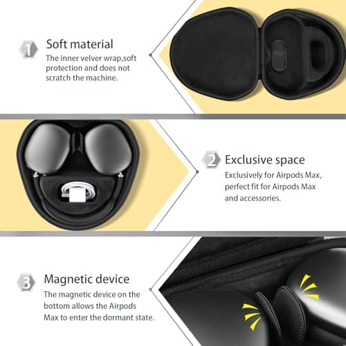 co2CREA Hard Storage Case for Apple AirPods Max 2 /Max — view 6