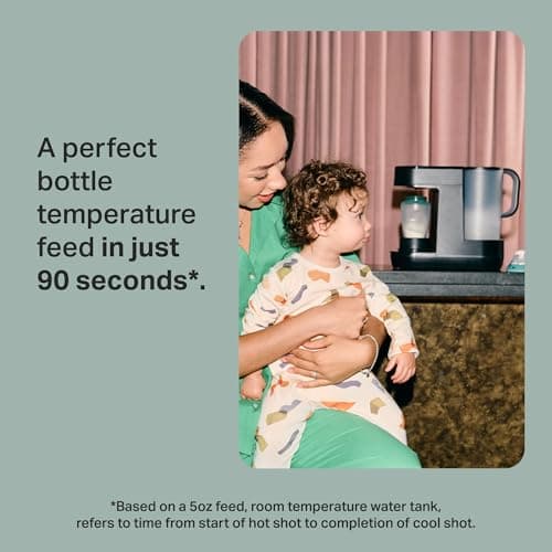 Tommee Tippee Perfect Prep Machine, Baby Bottle Formula Feed Maker with Antibacterial Water Filter, App Support, Day & Night Feed-Friendly Features, Slate — view 4