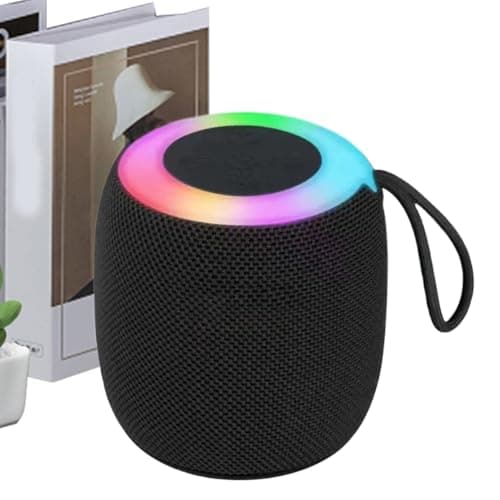 Portable Wireless Speaker - Mini Rgb bluetoth, Compact Loud Outdoor Audio Device, Travel Speakers | Suitable for Home Camping Picnic Beach Adventures Parties Music Streaming Entertainment Sesions