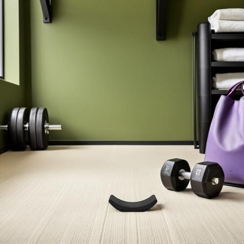 4pcs Dumbbell Rack Stand Shockproof Rubber Pad Base for Home Gym — view 5