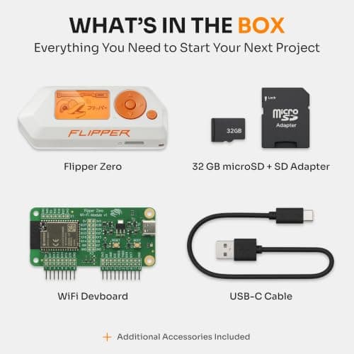 Flipper Zero WiFi Kit - Flipper Zero | WiFi Devboard | 32 GB MicroSD Card | Portable Multifunction Device for Technology Enthusiasts — view 2