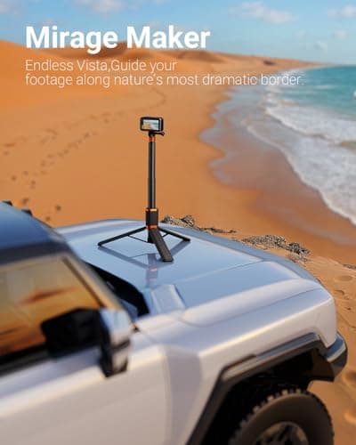 Vimose 48" Invisible Selfie Stick Tripod for Insta360 X4/GO 3/X3/ONE — view 6