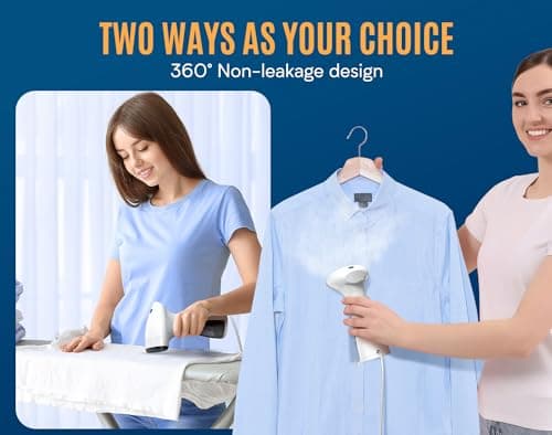 OLAYMEY Handheld Clothes Steamer 1600W, 25g Jet Steam, Fast Heat-up — view 4