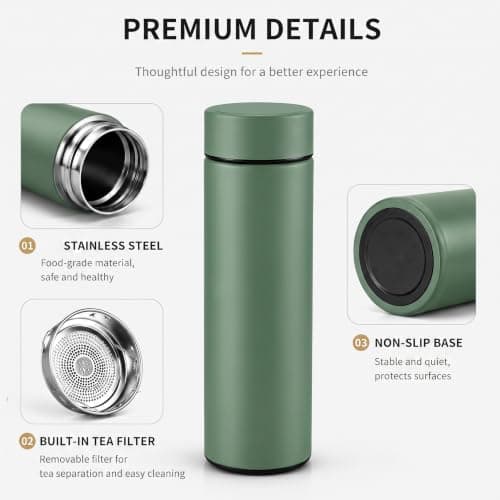SIMDAO Notebook and Pen Gift Set - A5 Business Notepad with Pen & Insulated Water Bottle, Executive Notebook in Gift Box for Work, Office, Study, New Job & Appreciation Gifts for Men Women — view 4