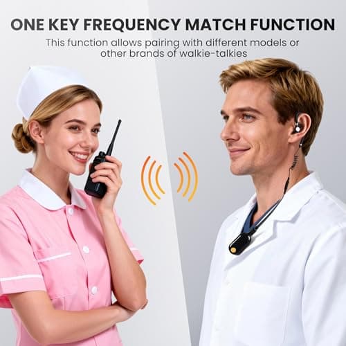 Super Mini Walkie Talkies, Portable Two-Way Radios for Restaurants, Outdoor Sports, Retail Stores, Hospital & Travel – 3 Pack — view 5