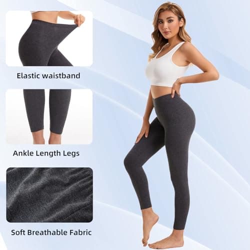 Leggings for Women Long Length Women Thermals Underwear Bottoms — view 2
