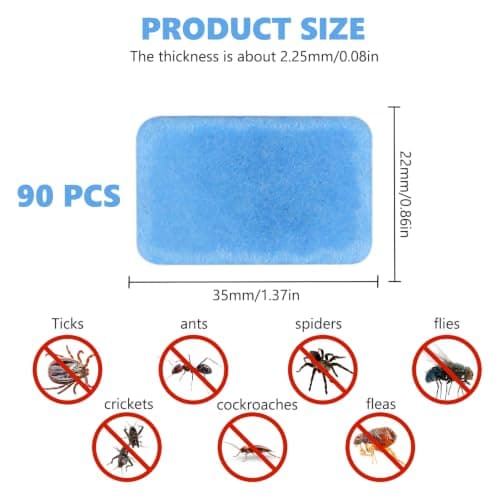 90 Pcs Mosquito Repellent Tablets, Mosquito Tablets for Plug in, Repel Mosquitoes, Flies, Fleas, Large Capacity for Summer Indoor Use — view 2