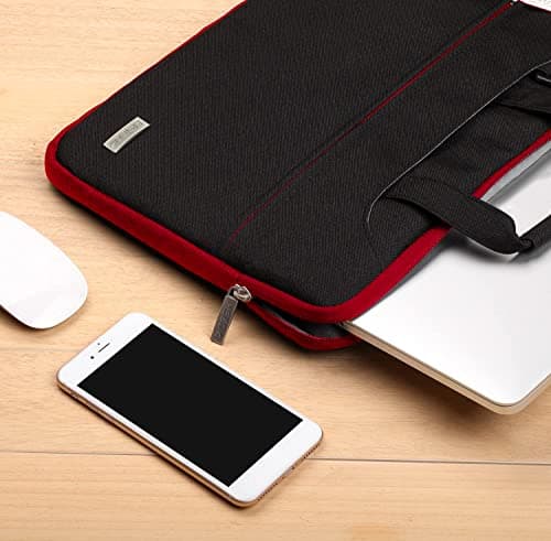 HSEOK Laptop Shoulder Bag 13 13.3 14 Inch Case Compatible with MacBook Pro/Neo 14" M5/M4/M3/M2/M1,Mac Air/pro/Neo 13" and Most 13 13.3 14 Notebooks,Spill-Resistant Briefcase,B02k02 — view 5