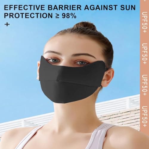 Sun Protection Masque Sunscreen Masque Eye Protection Reusable — view 2