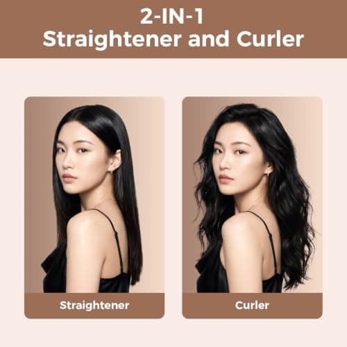 Tresses Touch Hair Straighteners Dual Voltage Worldwide Use 120-230℃ LED — view 2