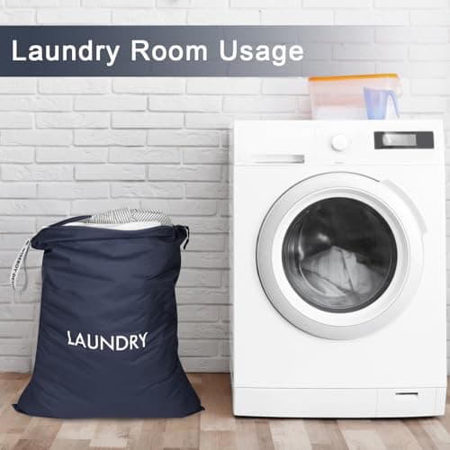 WiseBoy 2 Pack Laundry Bags, Travel Laundry Bag for Dirty Clothes — view 6