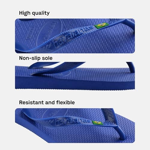 Havaianas Top Brasil Unisex Adults Flip Flop, Marine Blue, 8 UK — view 4