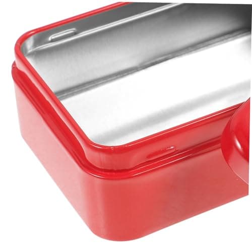 MAGICLULU 2pcs Metal Survival Box Compact Shockproof Medicine Storage Organizer with Emergency Markings for Camping Hiking Travel Outdoor Safety Kit — view 3