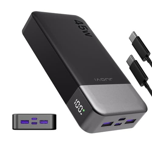 JUOVI 45W Power Bank Fast Charging 20000mAh Portable Charger