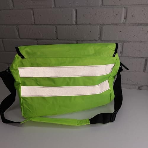 High Visibility Messenger Bag, 43 x 31 x 12 cm, Waterproof, Laptop Compartment, Hi Vis Yellow, Pack of 2, Hi Viz, Reflective, Safety, Work — view 6