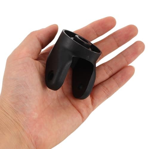 2pcs Luggage Wheel Frame Replacement Black Plastic for Suitcase Repair — view 4