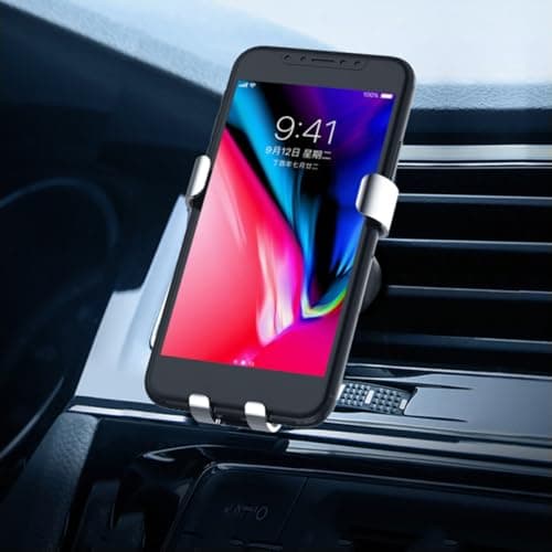 Car Gold Aluminum Alloy Air Vent Phone Holder for 4-6.2 Inch Phones — view 4