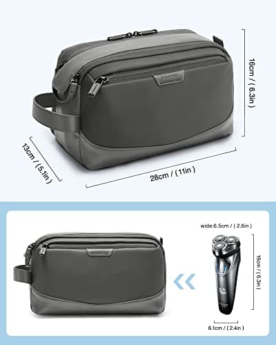 bagsmart Mens Wash Bag, Travel Toiletry Bag, Large Toiletries Organiser — view 6