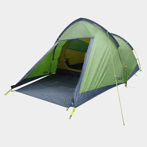 OEX Jackal III V3 3 Man Technical Tent with Porch Area, 3 Person, Compact Pack Size, Lightweight & Easy to Pitch in 5 minutes, Ideal for Backpacking, Hiking & Wild Camping, 5000mm HH (Green) — view 2