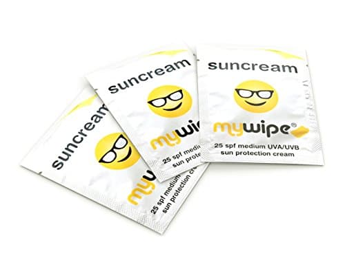 MYWIPE Sun Cream Sachets Single Use Pocket Size for Travel, Festivals, Cycling, Sun & Ski x 20 — view 2